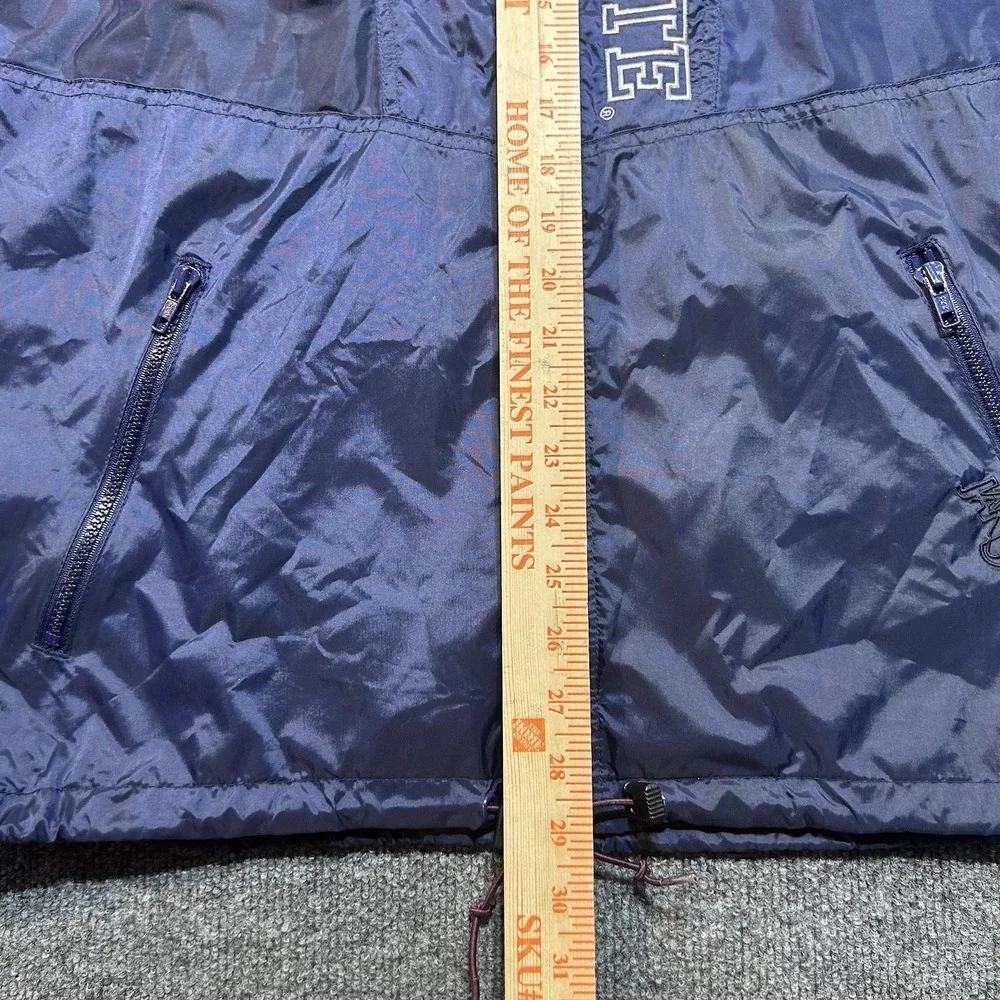Vintage 90s JanSport Penn State Windbreaker Jacket Size Large Navy Spell Out PSU